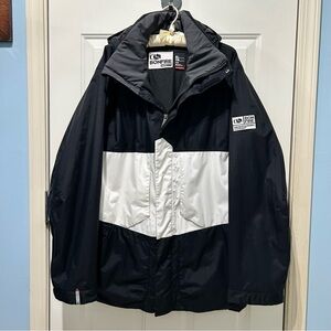 Bonfire Men's Radiant Ski Jacket - Black/White Sz XL Like New Condition